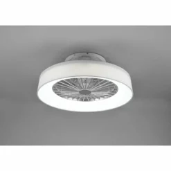 Ventilateur de plafond Reality Farsund LED Blanc, 1 lumière, Télécommandes