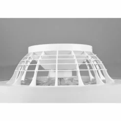 Ventilateur de plafond Reality Farsund LED Blanc, 1 lumière, Télécommandes