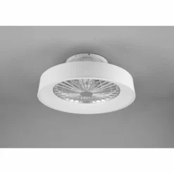 Ventilateur de plafond Reality Farsund LED Blanc, 1 lumière, Télécommandes