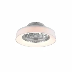 Ventilateur de plafond Reality Farsund LED Blanc, 1 lumière, Télécommandes