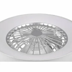Ventilateur de plafond Reality Farsund LED Blanc, 1 lumière, Télécommandes