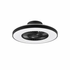 Ventilateur de plafond Reality Halmstad LED Noir, 1 lumière, Télécommandes