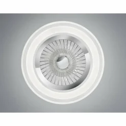 Ventilateur de plafond Reality Flaga LED Blanc, 1 lumière, Télécommandes