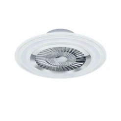Ventilateur de plafond Reality Flaga LED Blanc, 1 lumière, Télécommandes