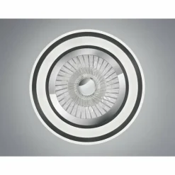 Ventilateur de plafond Reality Flaga LED Noir, 1 lumière, Télécommandes