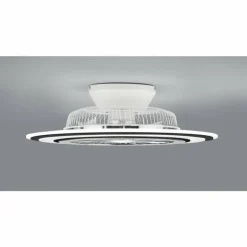 Ventilateur de plafond Reality Flaga LED Noir, 1 lumière, Télécommandes