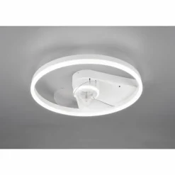 Ventilateur de plafond Reality Borgholm LED Blanc, 1 lumière, Télécommandes