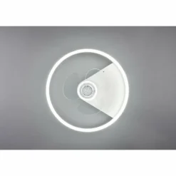 Ventilateur de plafond Reality Borgholm LED Blanc, 1 lumière, Télécommandes