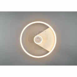 Ventilateur de plafond Reality Borgholm LED Blanc, 1 lumière, Télécommandes