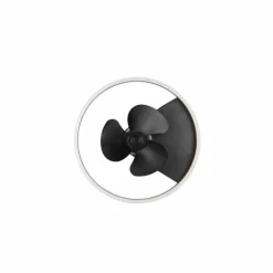 Ventilateur de plafond Reality Borgholm LED Or, Noir, 1 lumière, Télécommandes