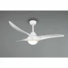 Ventilateur de plafond Reality Alesund LED Blanc, 1 lumière, Télécommandes