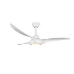Ventilateur de plafond Reality Alesund LED Blanc, 1 lumière, Télécommandes