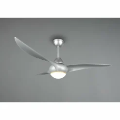 Ventilateur de plafond Reality Alesund LED Titane, 1 lumière, Télécommandes