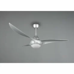 Ventilateur de plafond Reality Alesund LED Titane, 1 lumière, Télécommandes