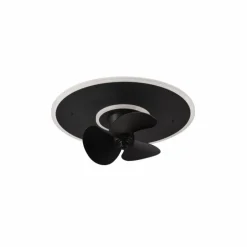 Ventilateur de plafond Reality Nybro LED Noir, 1 lumière, Télécommandes