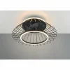 Ventilateur de plafond Reality KARLSBORG LED Noir, 1 lumière, Télécommandes