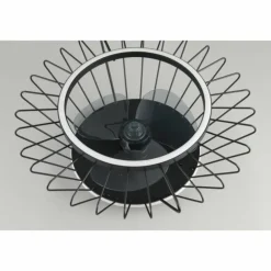 Ventilateur de plafond Reality KARLSBORG LED Noir, 1 lumière, Télécommandes