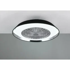 Ventilateur de plafond Reality VARBERG LED Noir, 1 lumière, Télécommandes