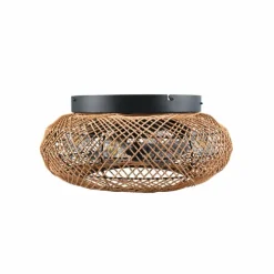 Ventilateur de plafond Reality LILLESAND Noir, 4 lumières, Télécommandes