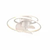 Ventilateur de plafond Reality UMEA LED Blanc, 1 lumière, Télécommandes