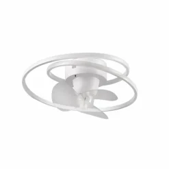 Ventilateur de plafond Reality UMEA LED Blanc, 1 lumière, Télécommandes