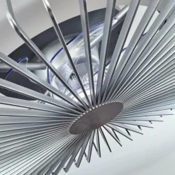 Ventilateur de plafond Rivarotta LED Blanc, 1 lumière, Télécommandes