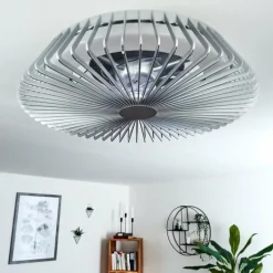 Ventilateur de plafond Rivarotta LED Blanc, 1 lumière, Télécommandes