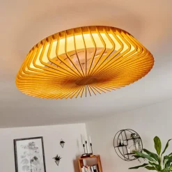 Ventilateur de plafond Rivarotta LED Blanc, 1 lumière, Télécommandes