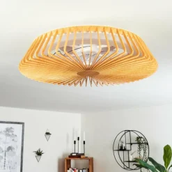 Ventilateur de plafond Rivarotta LED Blanc, 1 lumière, Télécommandes