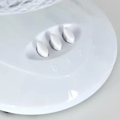 Ventilateur de table Sopot Chrome, Blanc