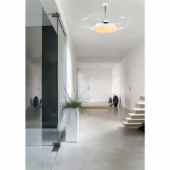 Ventilateur Globo CABRERA LED Blanc, 1 lumière, Télécommandes