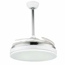 Ventilateur Globo CABRERA LED Blanc, 1 lumière, Télécommandes