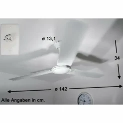 Ventilateur Globo FERRO Blanc