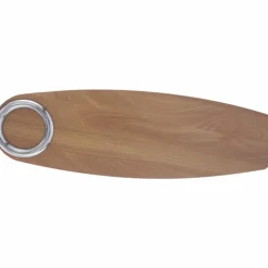 Ventilateur Globo JERRY Chrome, Acier inoxydable, Nickel mat, 5 lumières