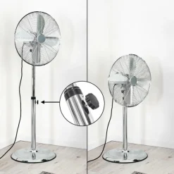 Ventilateur Mahon Chrome