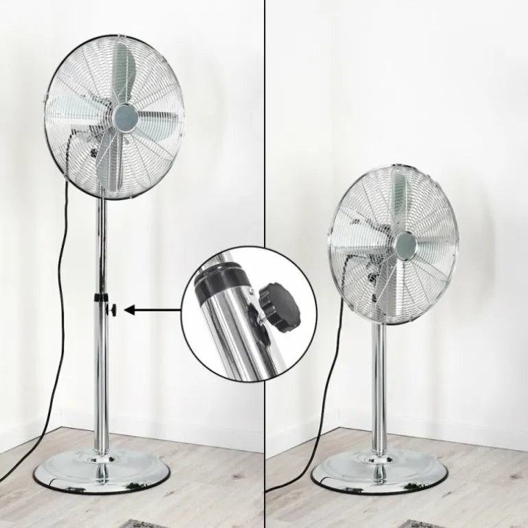 Ventilateur Mahon Chrome