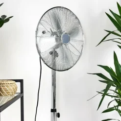Ventilateur Mahon Chrome