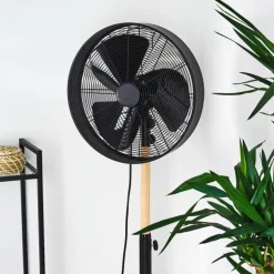 Ventilateur Markham Bois clair, Noir