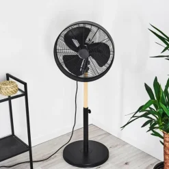 Ventilateur Markham Bois clair, Noir