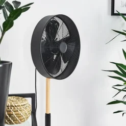 Ventilateur Markham Bois clair, Noir