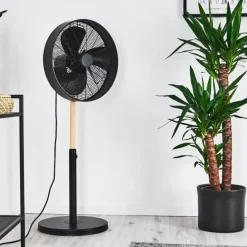 Ventilateur Markham Bois clair, Noir