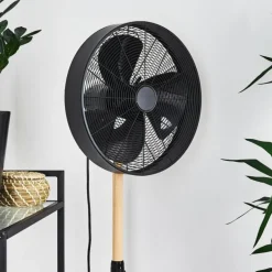 Ventilateur Markham Bois clair, Noir
