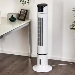 Ventilateur Urbino Tower Noir, Blanc, Télécommandes