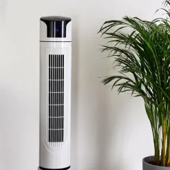 Ventilateur Urbino Tower Noir, Blanc, Télécommandes