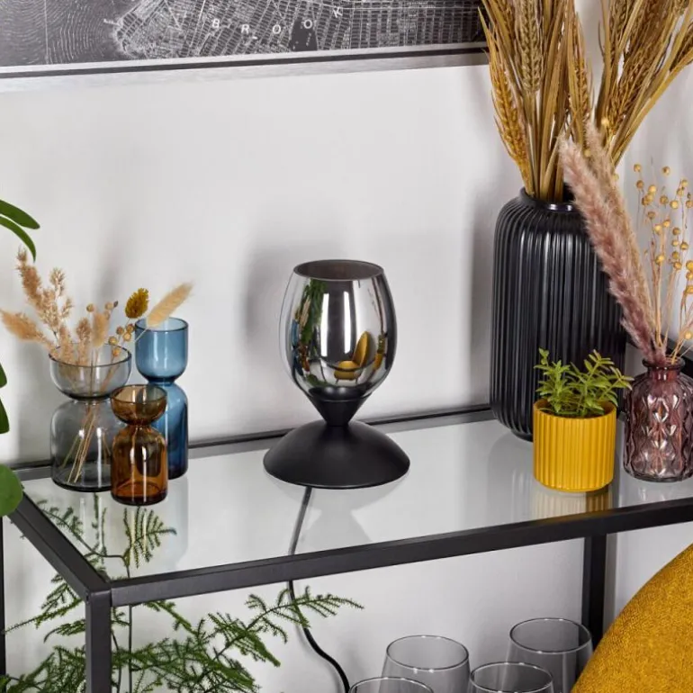 Verfidelas Luminaire déco, Lampe à poser Noir, 1 lumière