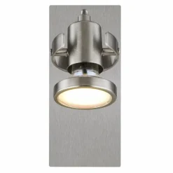 Verpax Plafonnier, Spot de plafond, Applique murale, Spot mural Luminaires Globo Lighting Nickel mat, 1 lumière