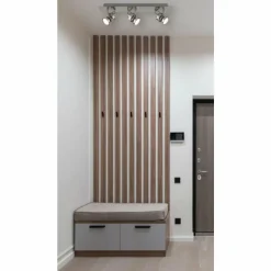 Verpax Plafonnier, Spot de plafond, Applique murale, Spot mural Luminaires Globo Lighting Nickel mat, 3 lumières