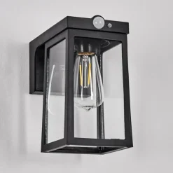 Verup Lampe murale d´extérieur, Applique murale LED Noir, 1 lumière, Détecteur de mouvement