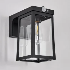 Verup Lampe murale d´extérieur, Applique murale LED Noir, 1 lumière, Détecteur de mouvement