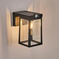 Verup Lampe murale d´extérieur, Applique murale LED Noir, 1 lumière, Détecteur de mouvement